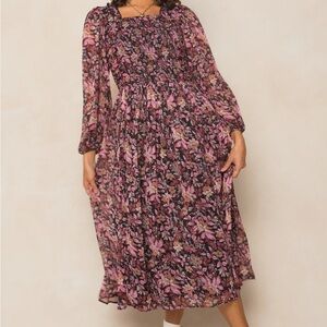 Ivy City Co Sasha Dress Faded Floral